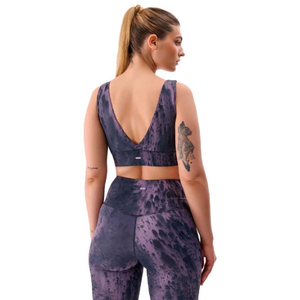 Топ для женщин 4F 4FWSS24USBAF120-81A Пурпурный photo 3