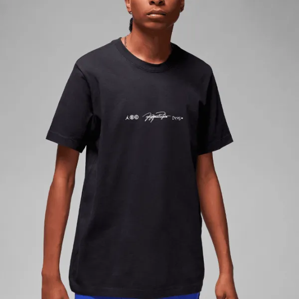 Футболка для мужчин Jordan Df Sprt Gfx Ss Crew 100% хлопок/ Черный photo 3 Футболка для мужчин Jordan Df Sprt Gfx Ss Crew 100% хлопок/ Черный photo 3