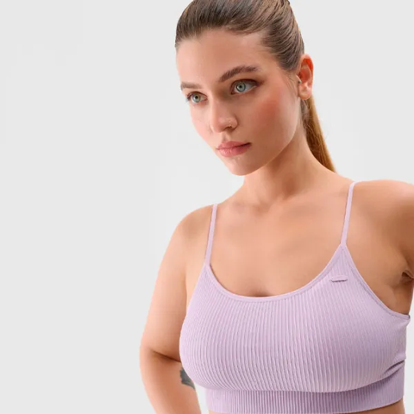 Bustieră pentru femei 4F 4FWSS24USBAF121-52S Lavender photo 4 Bustieră pentru femei 4F 4FWSS24USBAF121-52S Lavender photo 4