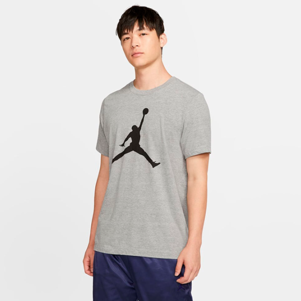 Футболка для мужчин Jordan Jumpman Ss Crew 100% хлопок/ Серый photo 2