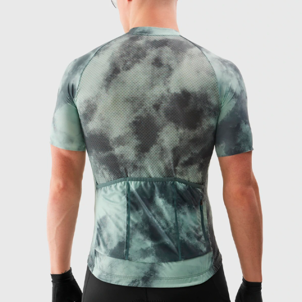 Tricou pentru bărbați 4F 4FSS24TFTSM485-40A 91% poliester, 9% elastan/ Green photo 2