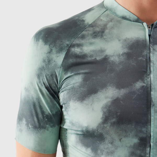 Tricou pentru bărbați 4F 4FSS24TFTSM485-40A 91% poliester, 9% elastan/ Green photo 3