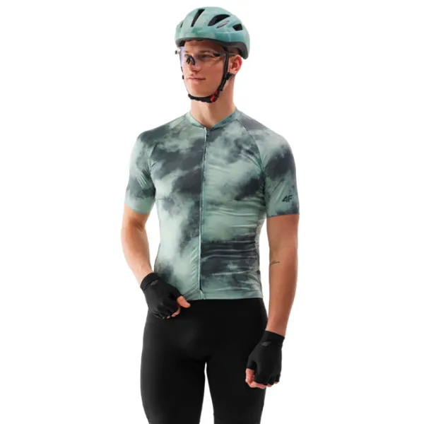 Tricou pentru bărbați 4F 4FSS24TFTSM485-40A 91% poliester, 9% elastan/ Green photo 6