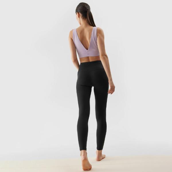 Colanți sport pentru femei 4F 4FWSS24TFTIF234-20S M/ Black photo 4