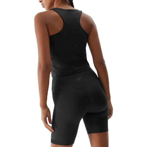 Короткие тайтсы для женщин 4F 4FWSS24TFSHF385-20S L/ Черный photo 4