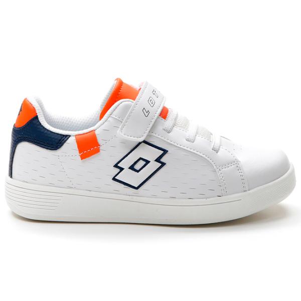 Adidași pentru băieți Lotto 2M 1973 EVO VI FLUO 2FX Primăvară - vară/ White photo 2