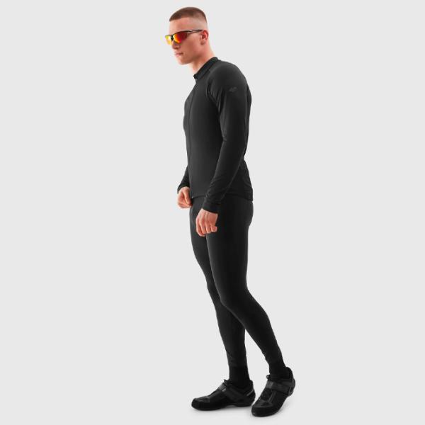 Hanorac pentru bărbați 4F 4FWSS24TFSWM345 Strâmt/ Black photo 3