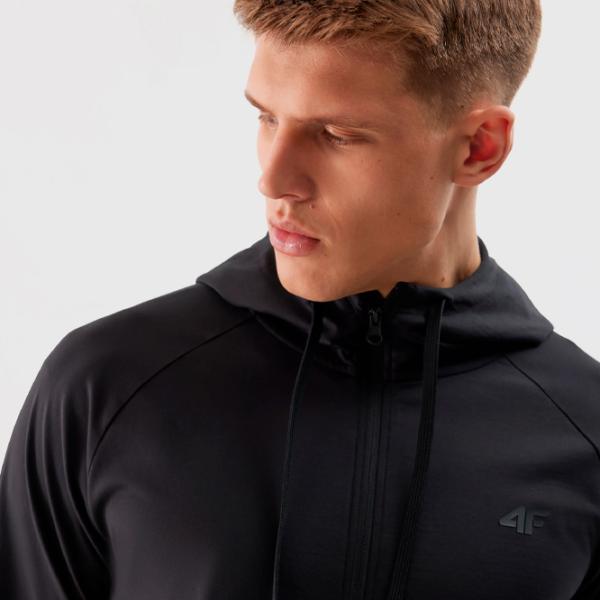 Толстовка для мужчин 4F 4FWSS24TFSWM268 Прямой/ Черный photo 3