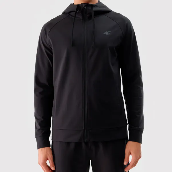 Толстовка для мужчин 4F 4FWSS24TFSWM268 Прямой/ Черный photo 5