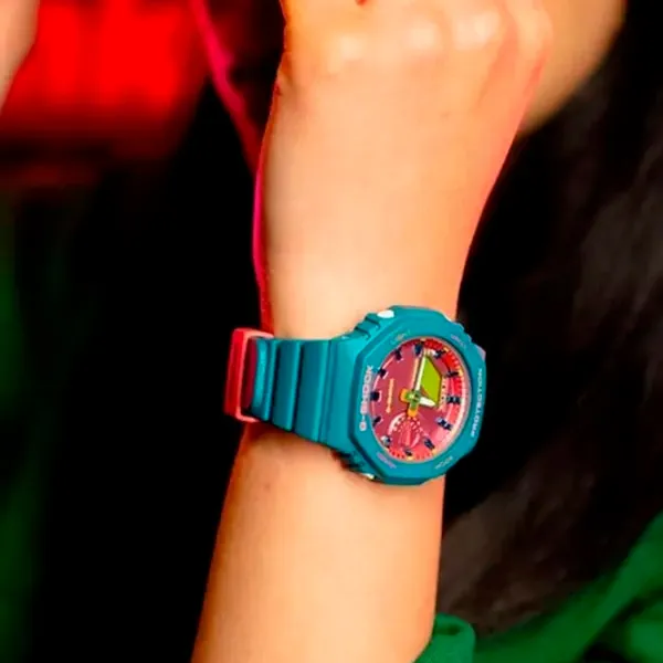 Наручные часы для женщин Casio GMA-S2100BS-3A Кварцевый/ 46 x 43 мм photo 4