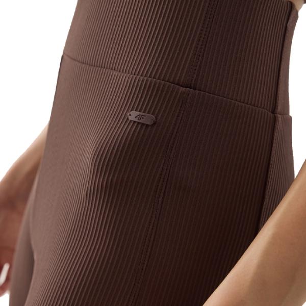 Короткие тайтсы для женщин 4F 4FWSS24TTIGF150-80S XS/ Коричневый photo 3