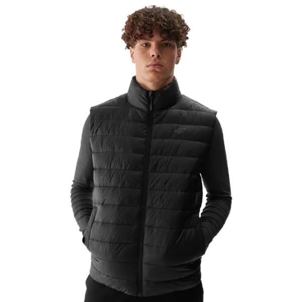 Vestă pentru bărbați 4F 4FWSS24TVJAM098-20S XL/ Black photo 2 Vestă pentru bărbați 4F 4FWSS24TVJAM098-20S XL/ Black photo 2