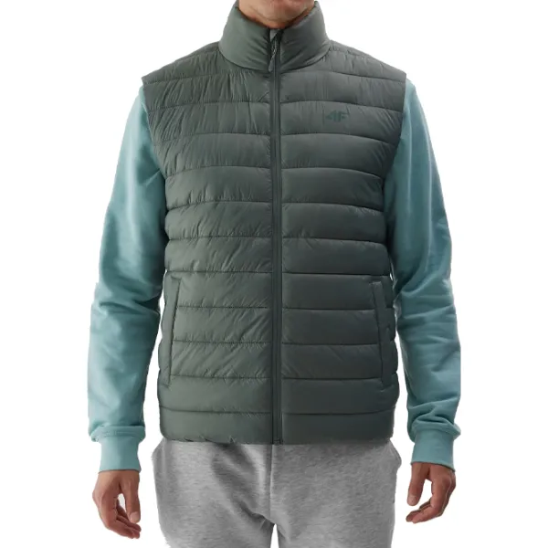 Vestă pentru bărbați 4F 4FWSS24TVJAM098-42S XL/ Green photo 4 Vestă pentru bărbați 4F 4FWSS24TVJAM098-42S XL/ Green photo 4