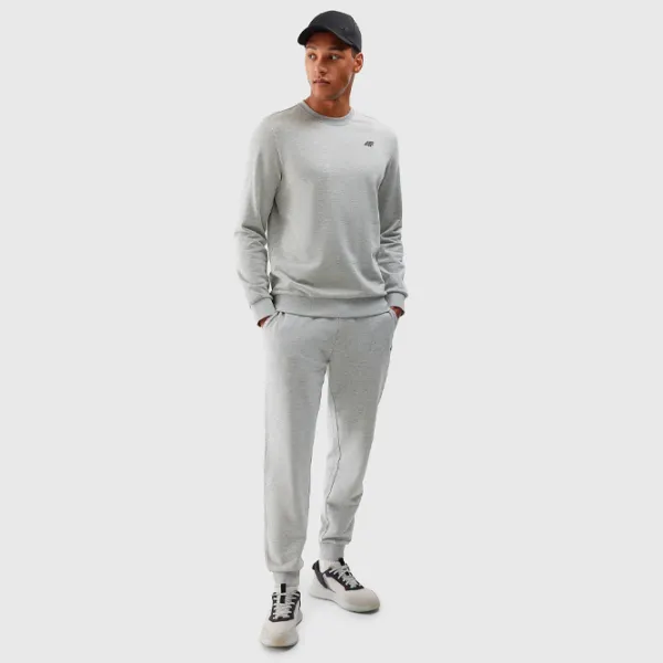 Толстовка для мужчин 4F 4FWSS24TSWSM1181 Прямой/ Grey photo 3