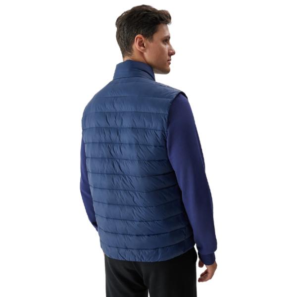 Vestă pentru bărbați 4F 4FWSS24TVJAM098-31S XL/ Blue photo 3 Vestă pentru bărbați 4F 4FWSS24TVJAM098-31S XL/ Blue photo 3
