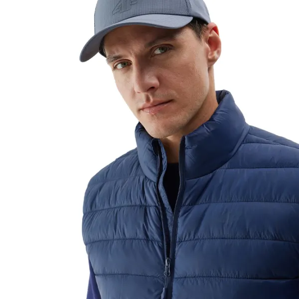 Vestă pentru bărbați 4F 4FWSS24TVJAM098-31S XL/ Blue photo 5 Vestă pentru bărbați 4F 4FWSS24TVJAM098-31S XL/ Blue photo 5