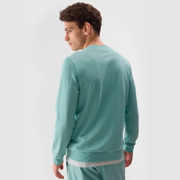 Толстовка для мужчин 4F 4FWSS24TSWSM1181 Прямой/ Бирюзовый photo 2