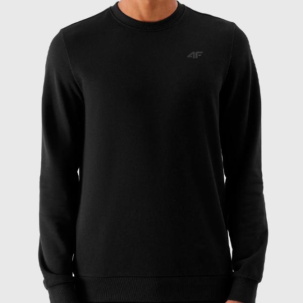 Hanorac pentru bărbați 4F 4FWSS24TSWSM1181 Drept/ Black photo 7