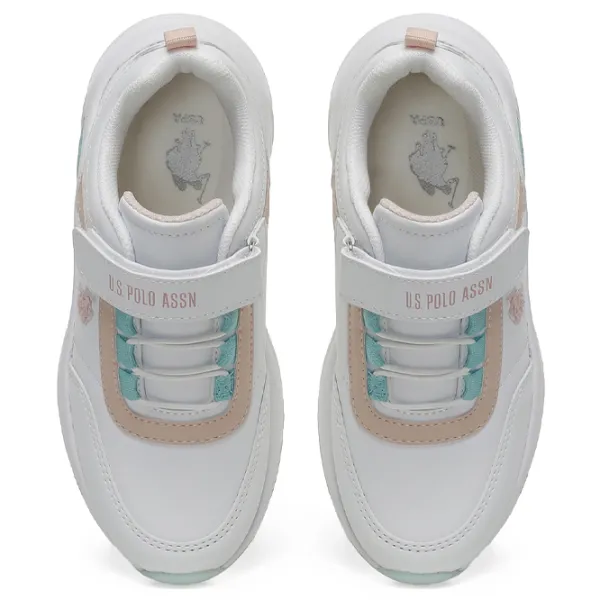 Кроссовки для девочек U.S. Polo Assn. 3W ARIANA Демисезон/ Белый photo 2 Кроссовки для девочек U.S. Polo Assn. 3W ARIANA Демисезон/ Белый photo 2