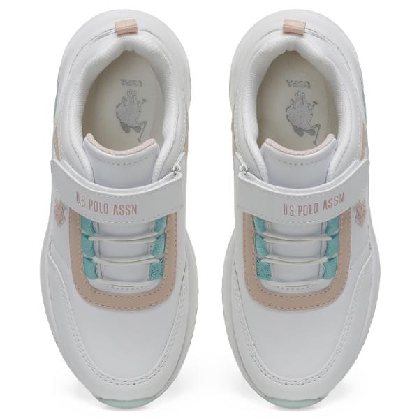 Кроссовки для девочек U.S. Polo Assn. 3W ARIANA Демисезон/ Белый photo 2 Кроссовки для девочек U.S. Polo Assn. 3W ARIANA Демисезон/ Белый photo 2