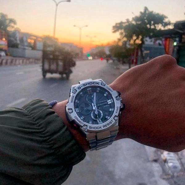 Наручные часы для мужчин Casio GST-B100D-1A Кварцевый/ 54 мм photo 5