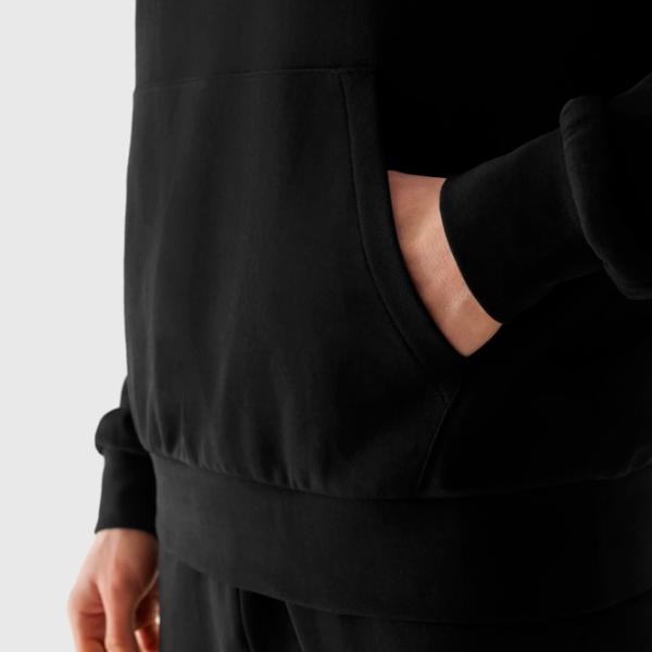 Толстовка для мужчин 4F 4FRSS24TSWSM1615 Прямой/ Черный photo 6