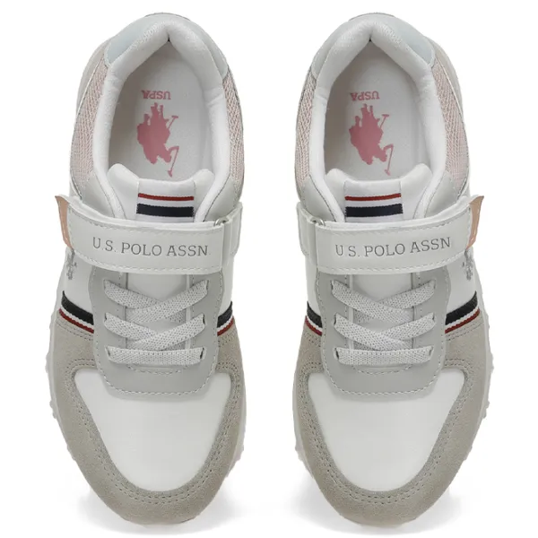 Adidași pentru fetiţe U.S. Polo Assn. 3S KOPZA 3PR Demisezon/ White photo 2 Adidași pentru fetiţe U.S. Polo Assn. 3S KOPZA 3PR Demisezon/ White photo 2