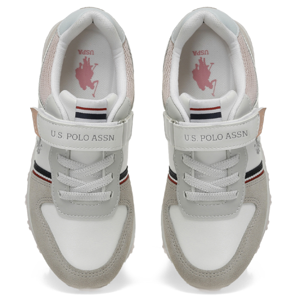 Adidași pentru fetiţe U.S. Polo Assn. 3S KOPZA 3PR Demisezon/ White photo 2