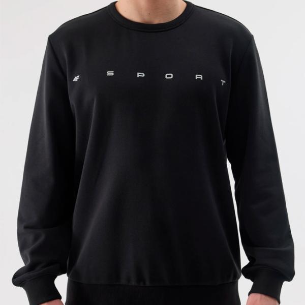 Толстовка для мужчин 4F 4FWSS24TSWSM1009 Прямой/ Черный photo 3