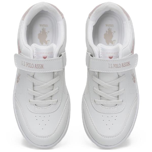 Adidași pentru fetiţe U.S. Polo Assn. 3W BERKELEY JR 3PR Demisezon/ White photo 2