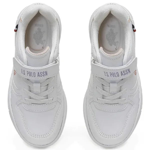 Adidași pentru fetiţe U.S. Polo Assn. 3W ANDREI JR 3PR Demisezon/ White photo 2