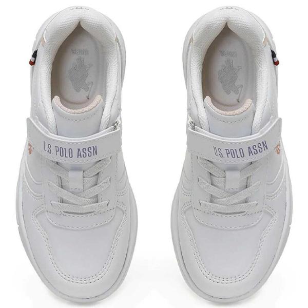 Adidași pentru fetiţe U.S. Polo Assn. 3W ANDREI JR 3PR Demisezon/ White photo 2