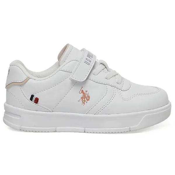 Adidași pentru fetiţe U.S. Polo Assn. 3W ANDREI JR 3PR Demisezon/ White photo 4