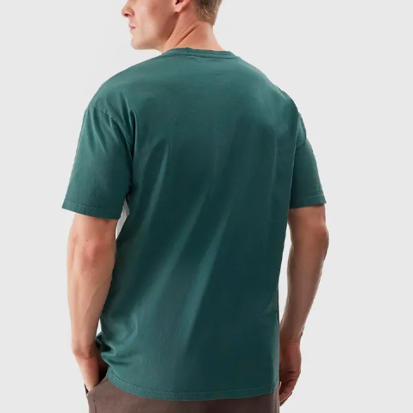 Tricou pentru bărbați 4F 4FWSS24TTSHM1316-44S 100% bumbac/ Khaki photo 4