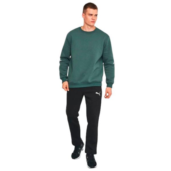 Pantaloni sportivi pentru bărbați Puma Ess Logo Pants Fl Op L/ Black photo 2