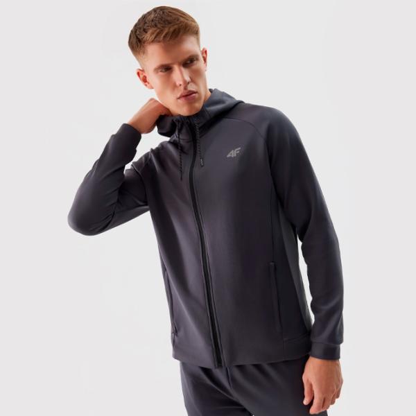Hanorac pentru bărbați 4F 4FWSS24TFSWM393 Drept/ Grey photo 2