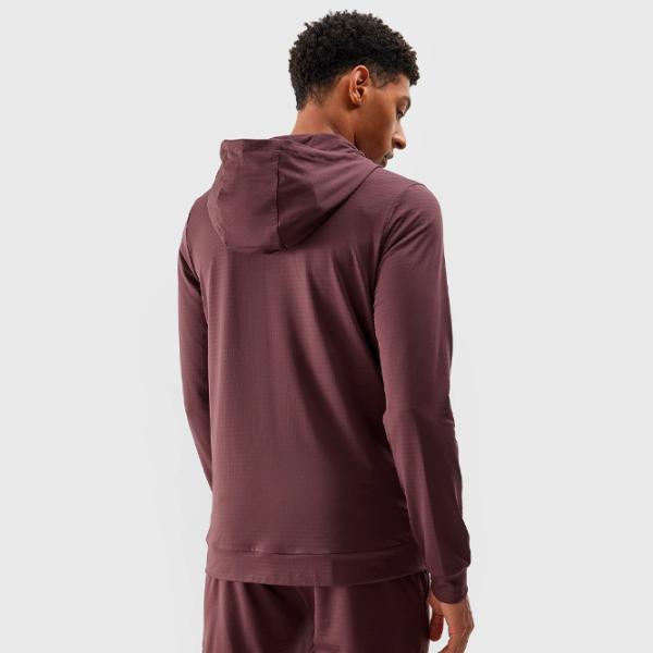 Hanorac pentru bărbați 4F 4FWSS24TFSWM303 Drept/ Brown photo 6 Hanorac pentru bărbați 4F 4FWSS24TFSWM303 Drept/ Brown photo 6