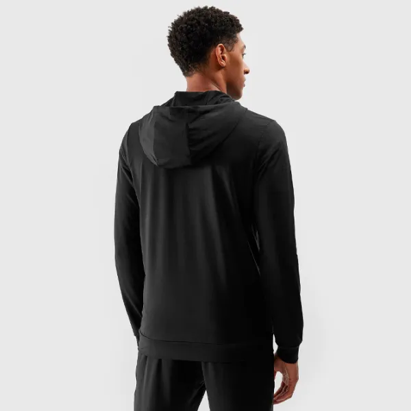 Толстовка для мужчин 4F 4FWSS24TFSWM303 Прямой/ Черный photo 3