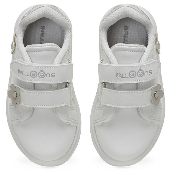 Adidași pentru fetiţe Balloon-s 3F MIELE.B 3PR Demisezon/ White photo 2 Adidași pentru fetiţe Balloon-s 3F MIELE.B 3PR Demisezon/ White photo 2