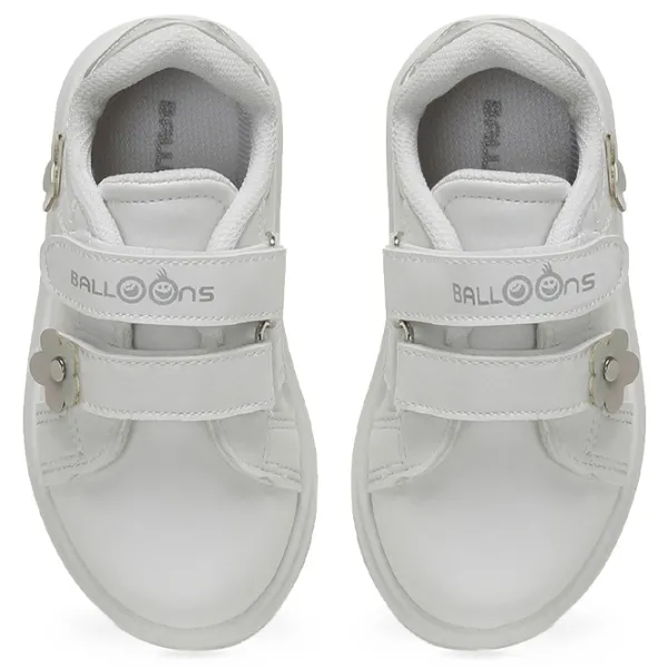 Adidași pentru fetiţe Balloon-s 3F MIELE.B 3PR Demisezon/ White photo 2 Adidași pentru fetiţe Balloon-s 3F MIELE.B 3PR Demisezon/ White photo 2