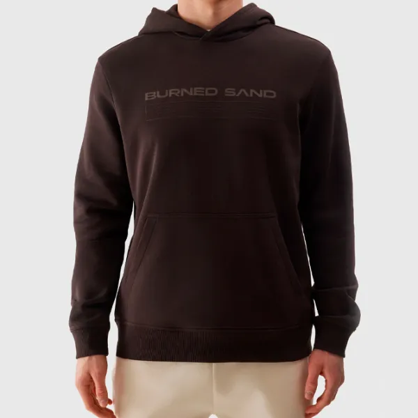 Толстовка для мужчин 4F 4FWSS24TSWSM1012 Прямой/ Коричневый photo 3