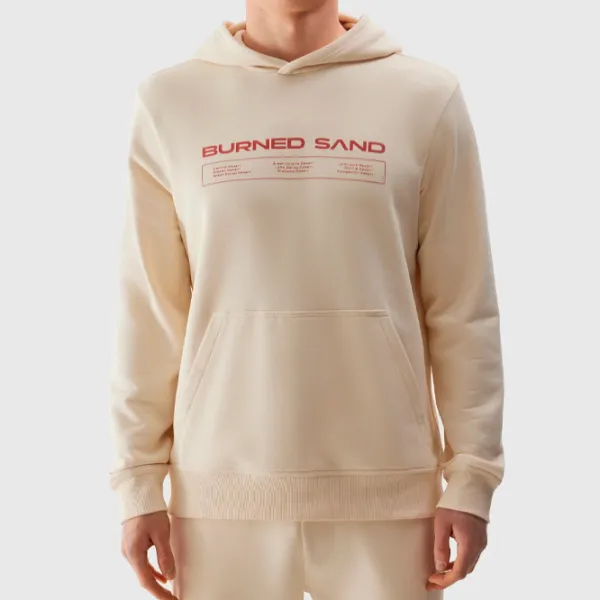 Толстовка для мужчин 4F 4FWSS24TSWSM1012 Прямой/ Бежевый photo 2