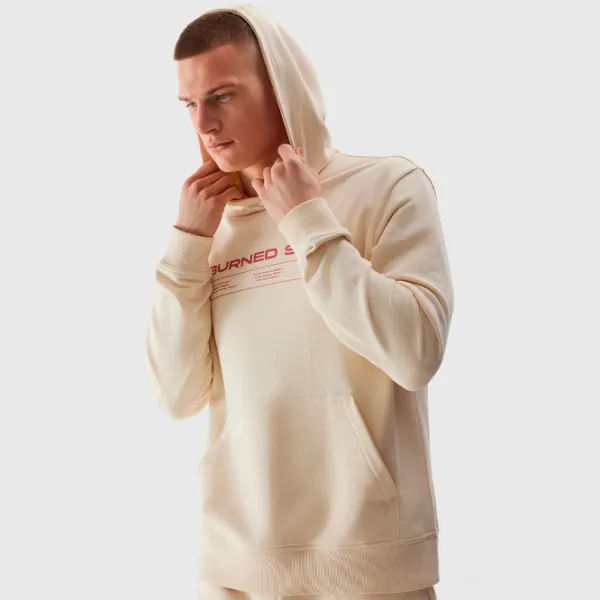 Толстовка для мужчин 4F 4FWSS24TSWSM1012 Прямой/ Бежевый photo 4