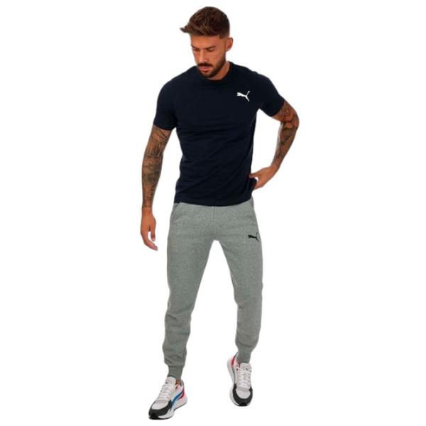 Pantaloni sportivi pentru bărbați Puma Ess Logo Pants Fl Cl Puma XXL / Gray photo 3