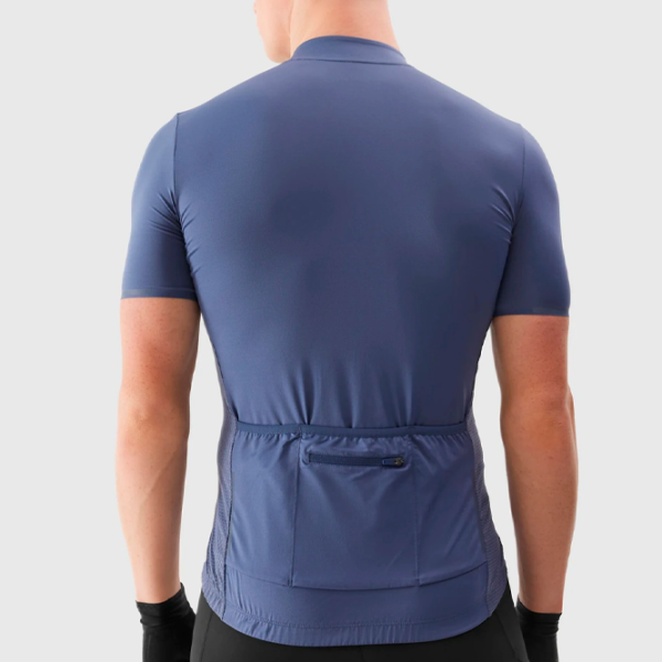 Tricou pentru bărbați 4F 4FSS24TFTSM484-51S 91% poliester, 9% elastan/ Violet photo 4