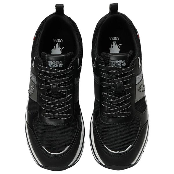 Adidași pentru femei U.S. Polo Assn. Shiny 3PR Primăvară/ Black photo 4
