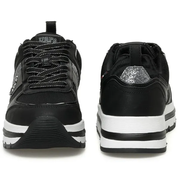 Кроссовки для женщин U.S. Polo Assn. Shiny 3PR Весна/ Черный photo 5 Кроссовки для женщин U.S. Polo Assn. Shiny 3PR Весна/ Черный photo 5