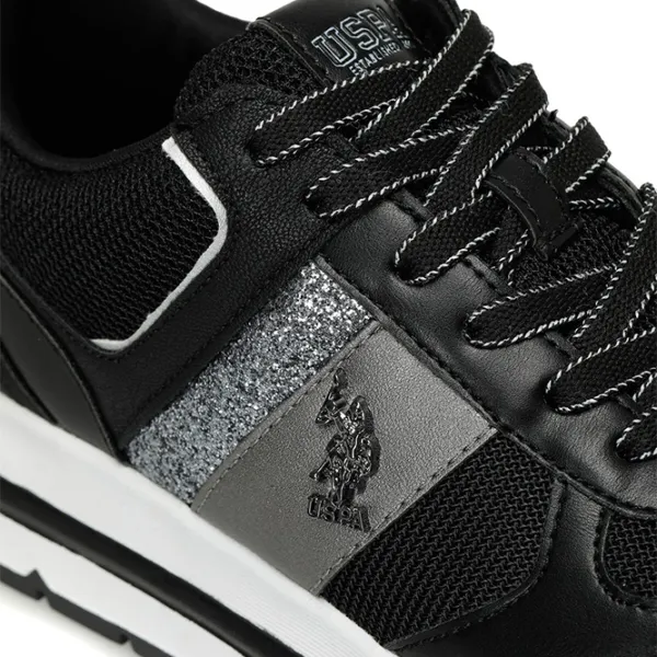 Кроссовки для женщин U.S. Polo Assn. Shiny 3PR Весна/ Черный photo 7 Кроссовки для женщин U.S. Polo Assn. Shiny 3PR Весна/ Черный photo 7