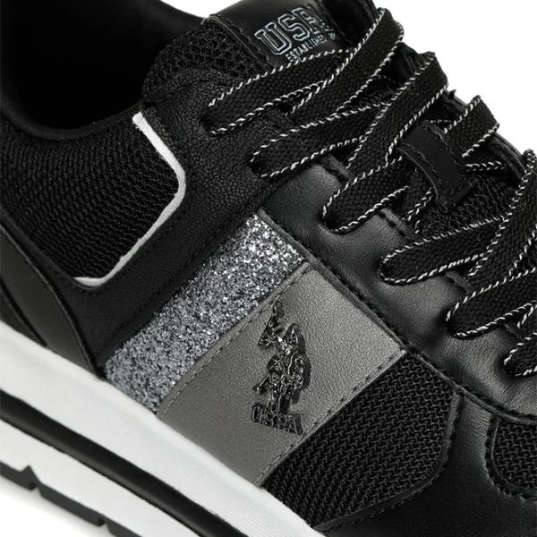 Кроссовки для женщин U.S. Polo Assn. Shiny 3PR Весна/ Черный photo 7 Кроссовки для женщин U.S. Polo Assn. Shiny 3PR Весна/ Черный photo 7