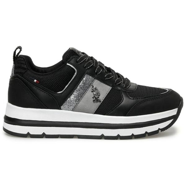 Adidași pentru femei U.S. Polo Assn. Shiny 3PR Primăvară/ Black photo 3